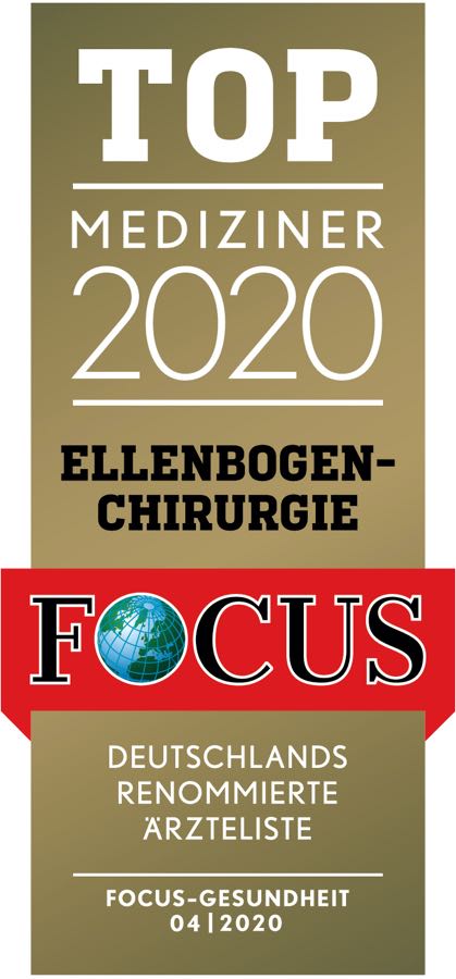 FOCUS-Siegel TOP_Mediziner_2020_Ellenbogenchirurgie FOCUS-Siegel TOP_Mediziner_2020_Ellenbogenchirurgie