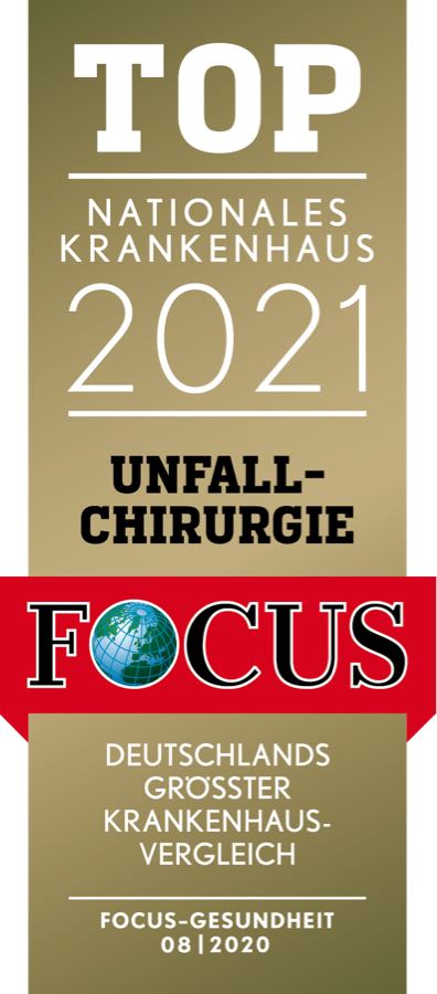 FOCUS-Siegel TOP_Nationales_Krankenhaus_Unfallchirurgie
